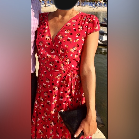 GAP Maxi Wrap Floral Dress - Picture 5 of 6